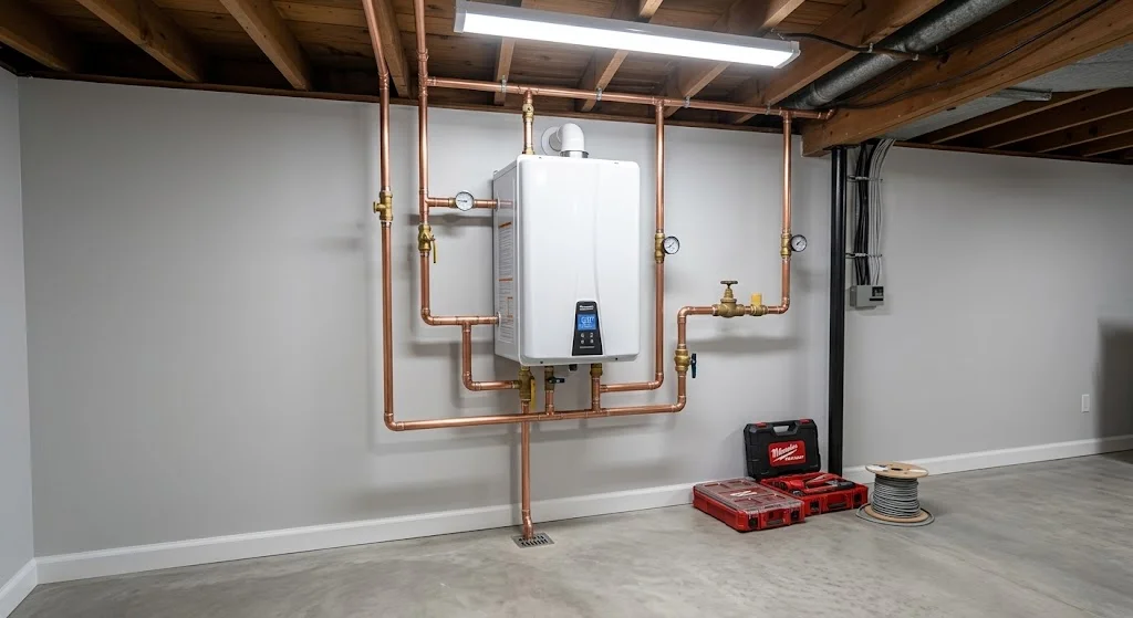 Modern Tankless Water Heater
