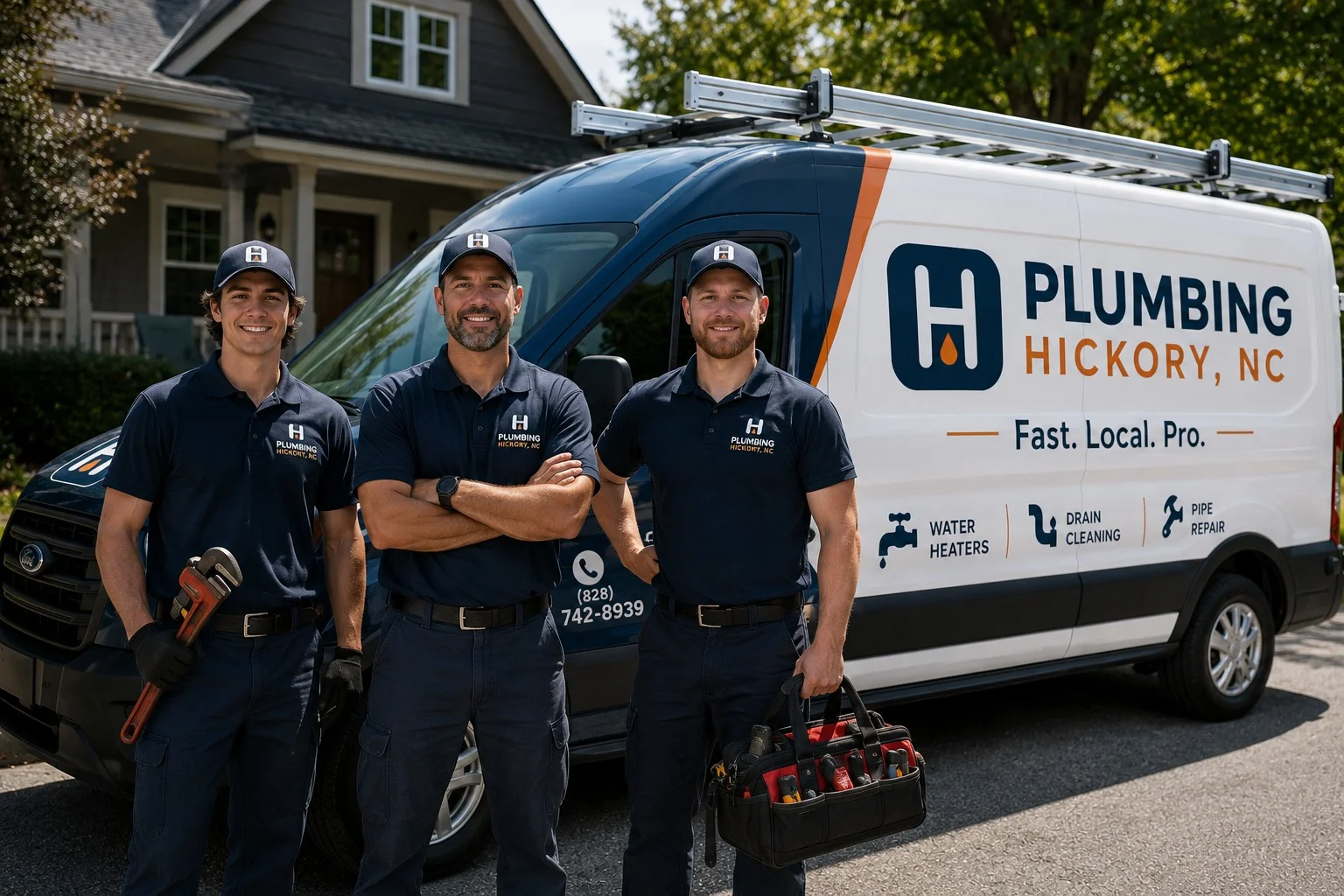 hickory plumbing team