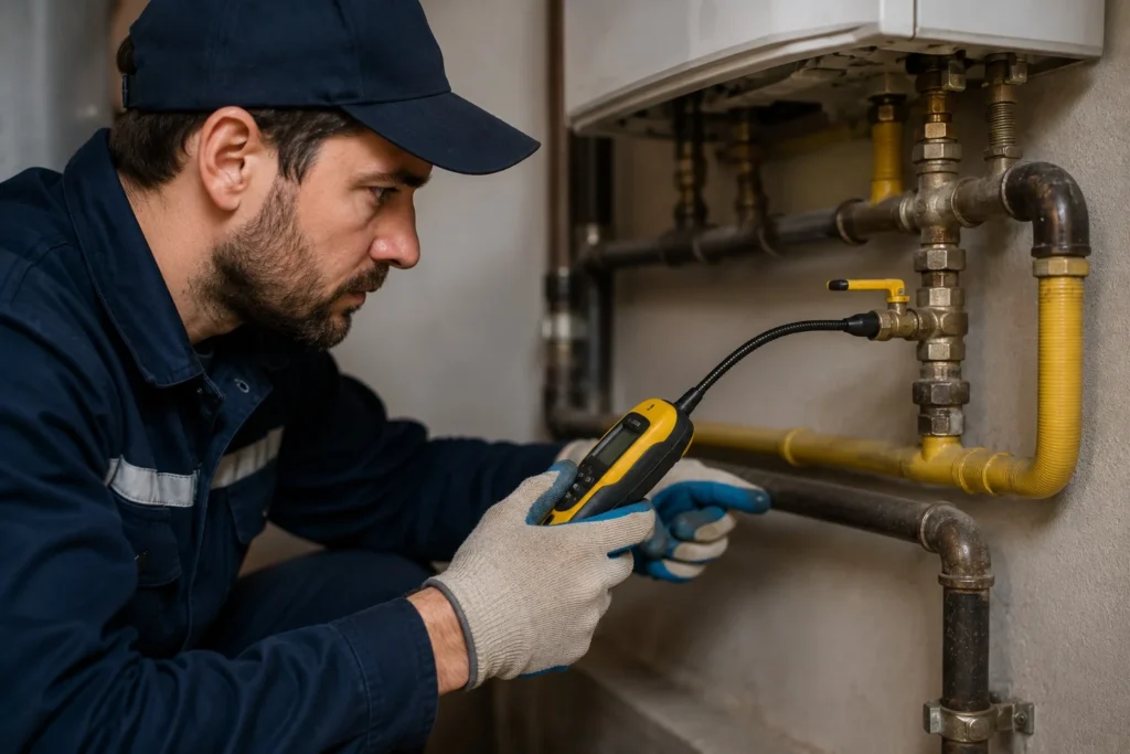 gas leak detection hickory