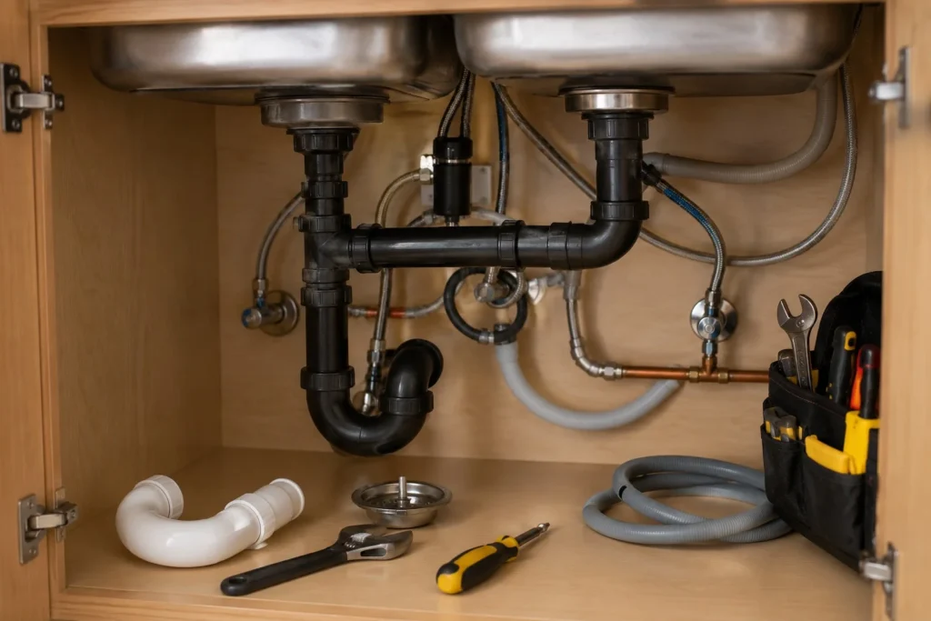 kitchen plumbing hickory