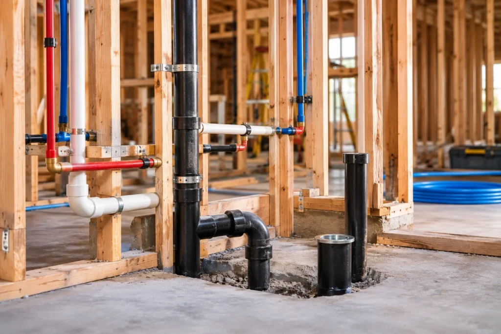 new construction plumbing